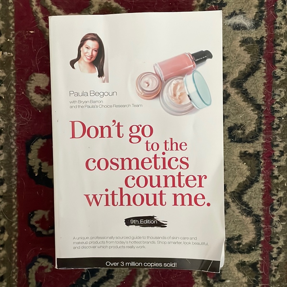 Nonfiction book: reference/self-help/cosmetics/consumer advocacy